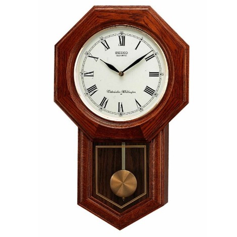 Seiko Clock - QXH102BC - Traditional Schoolhouse Wall Clock - Time Square  Clock Shop